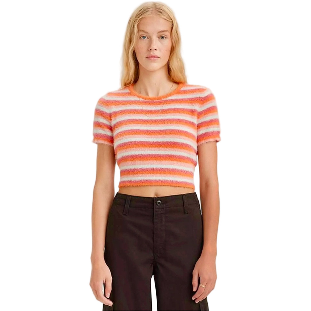 Levi's striped Peach Fuzz t-shirt sweater
